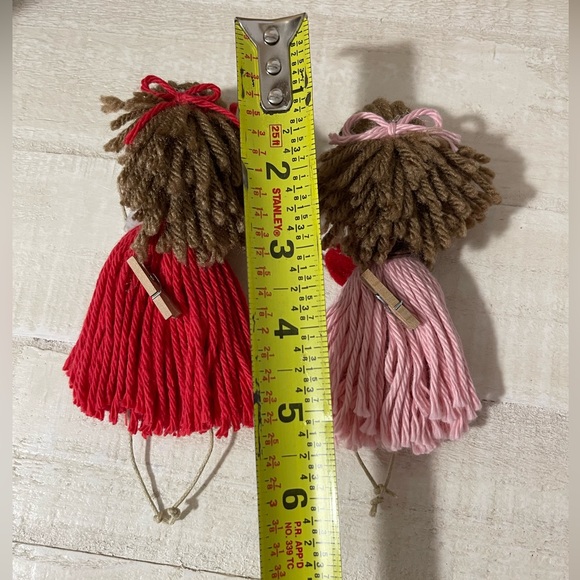 Macrame dolls set of 2 - Picture 7 of 13